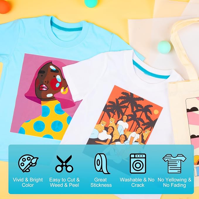 HTVRONT Sublimation HTV Sheets for Cotton Fabric