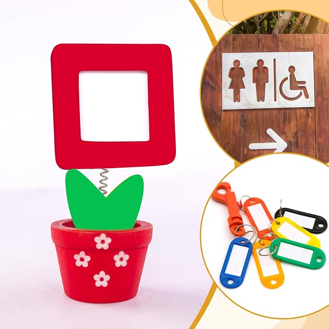 Geetery 30 Pack Colored Acrylic Sheets 1/8" Thick