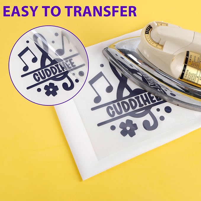 HTVVETUR Navy HTV Iron on Vinyl 12Inch by 35ft Heat Transfer Vinyl