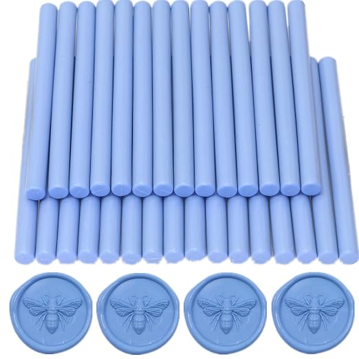 Dust Blue Wax Seal Sticks, Mini Sealing Wax Sticks Suit