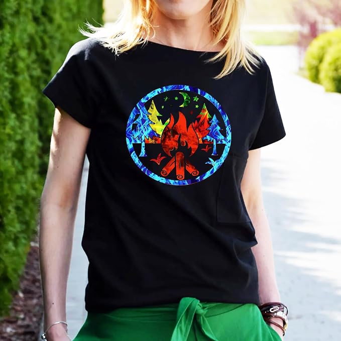 Tintnut Multicolored Flame Heat Transfer Vinyl, stretch washable, heat press &