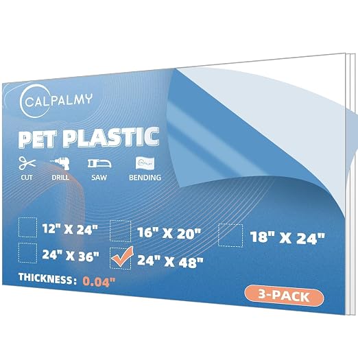 3 Pack PET Sheet Panels