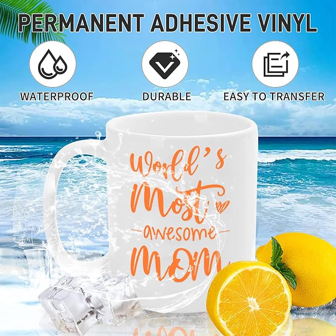 IModeur Glossy Orange Permanent Vinyl