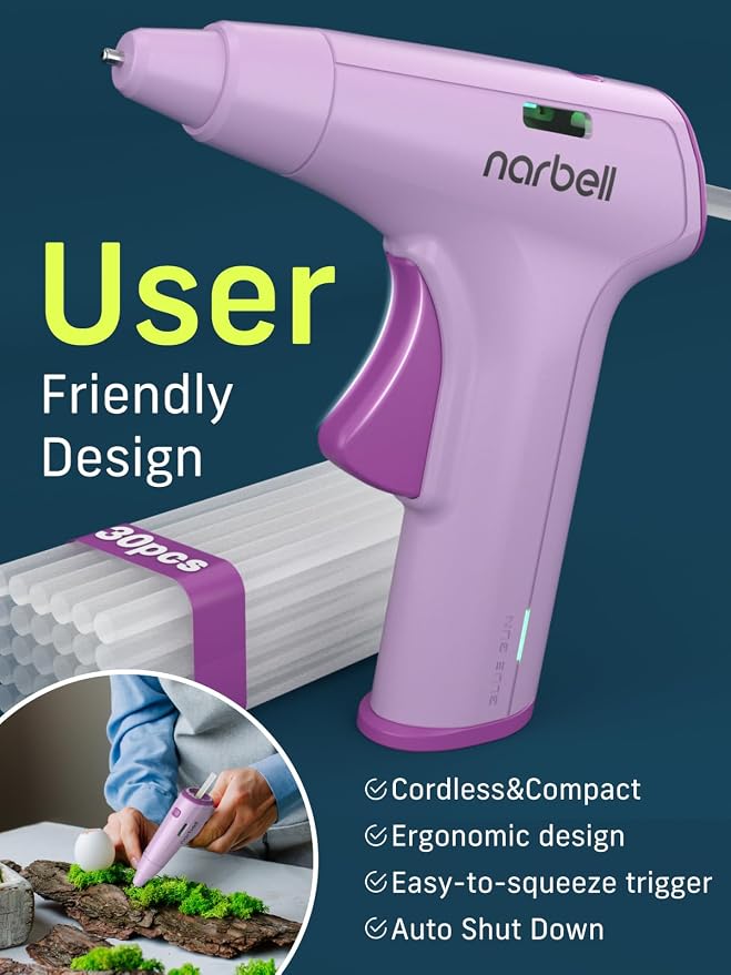 Narbell Cordless Hot Glue Gun