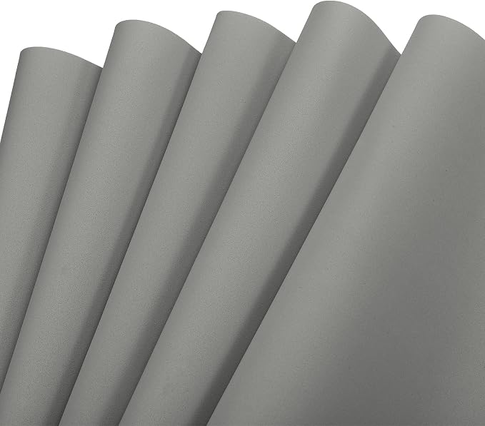 MECCANIXITY EVA Foam Sheets Grey 19.7 Inch x 19.7 Inch 1mm Thick Crafts Foam