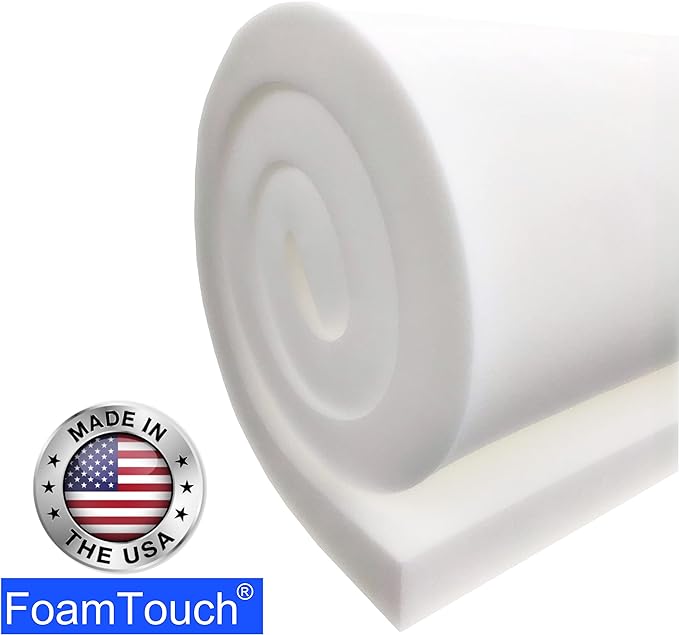 FoamTouch Upholstery Foam Cushion High Density, Made In USA
