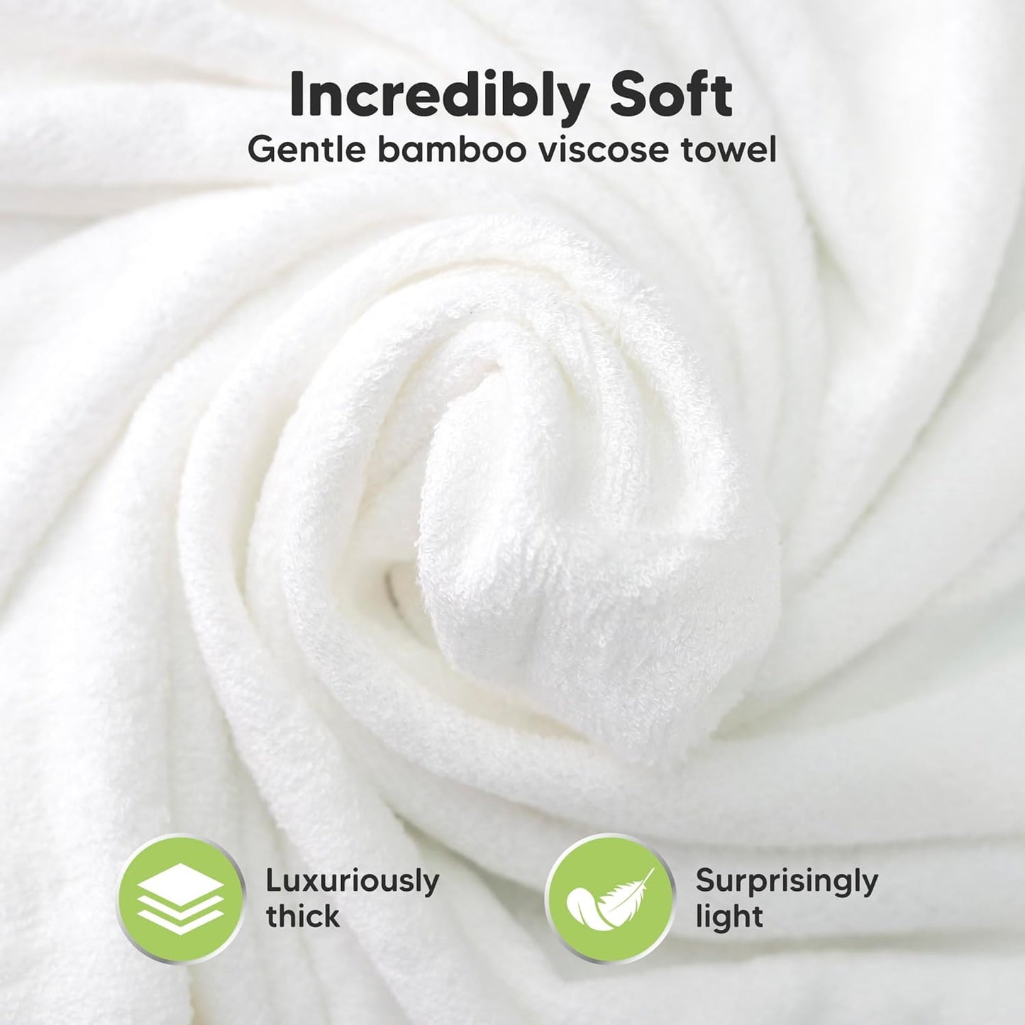 KeaBabies Hooded Baby Towel for Newborn - Viscose Derived from Bamboo Large Baby Bath Towels with Hood for Boys, Girls, Toddler, Extra Absorbent & Soft Newborn Bath Essentials (Frog, Petite)