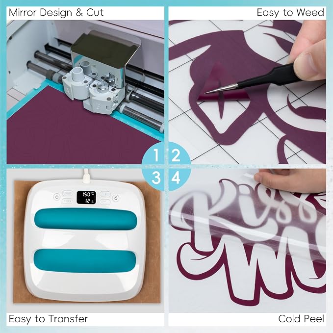 Aoder Maroon Heat Transfer Vinyl