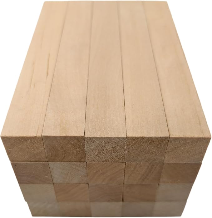 20PCS Basswood Carving Blocks, Whittling Wood Carving Kit, Unfinished Wooden