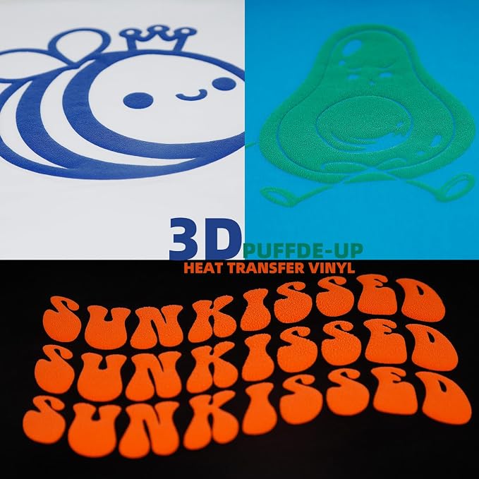 guangyintong Orange Puff Heat Transfer Vinyl HTV Rolls