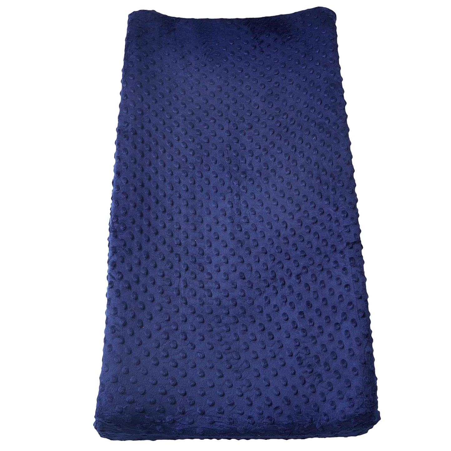 Changing Pad Cover Super Soft Dots Skin-Friendly Breathable Wipeable Changing Table Sheets for Baby Boy and Baby Girl (Estate Blue)