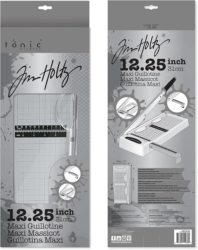 Tonic Studios Tim Holtz 12.25" Maxi Guillotine Paper Cutter
