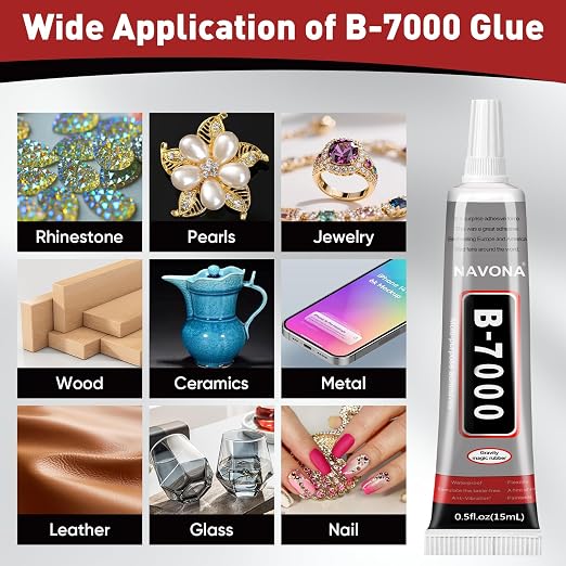 15 PCS 15ml B7000 Glue Clear