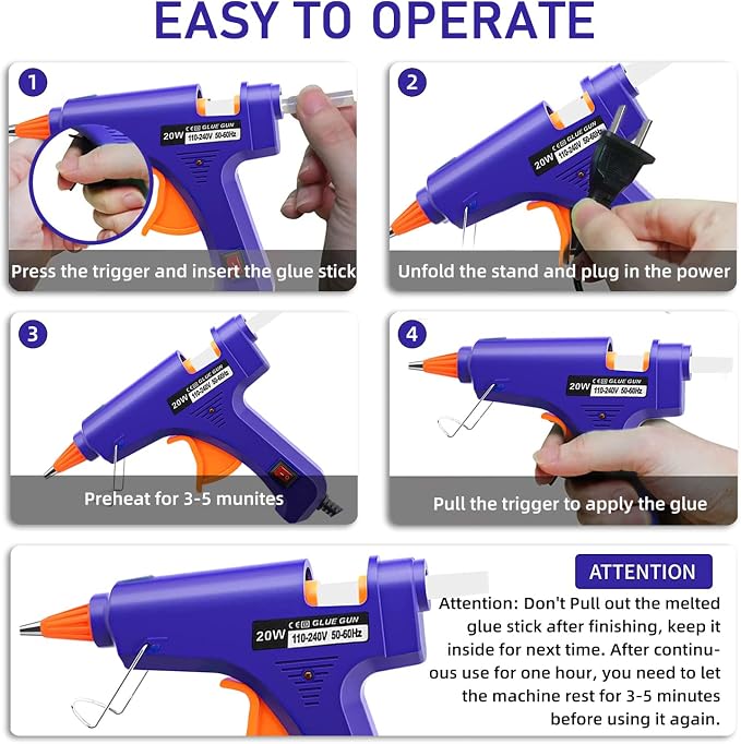 Hot Glue Gun Kit: Mini Hot Glue Guns Kit