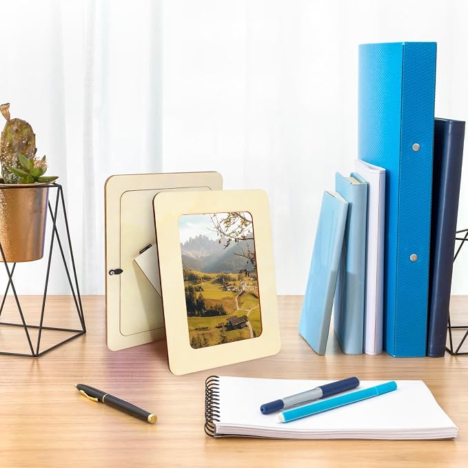 VOKOY 35 Pack Wooden Picture Frames