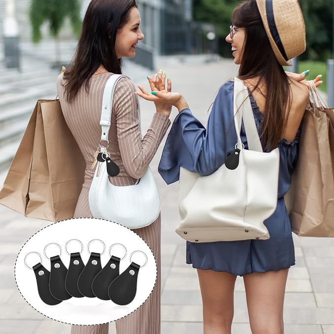 Taiyin 30 Pcs Leather Key Fob Kit