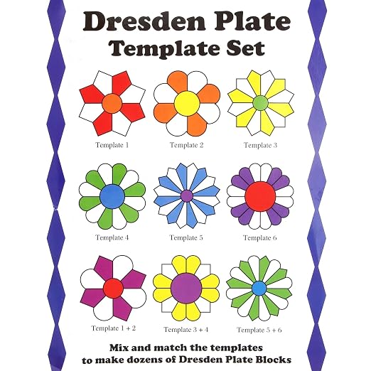 Acrylic Quilting Template Ruler, Design Plate, Patchwork Templates