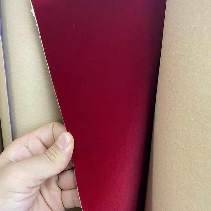 Self Adhesive Sheets Peel and Stick Large Size Velvet Flock Soft Velvet Drawer