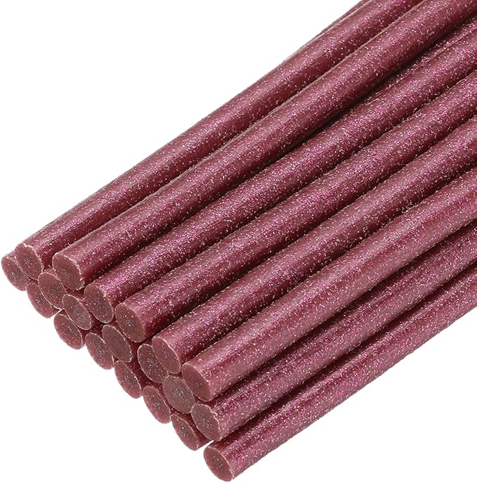 uxcell 20pcs Hot Glue Sticks for Glue Gun 7mm/0.28-inch x 4-inch Mini Hot Melt