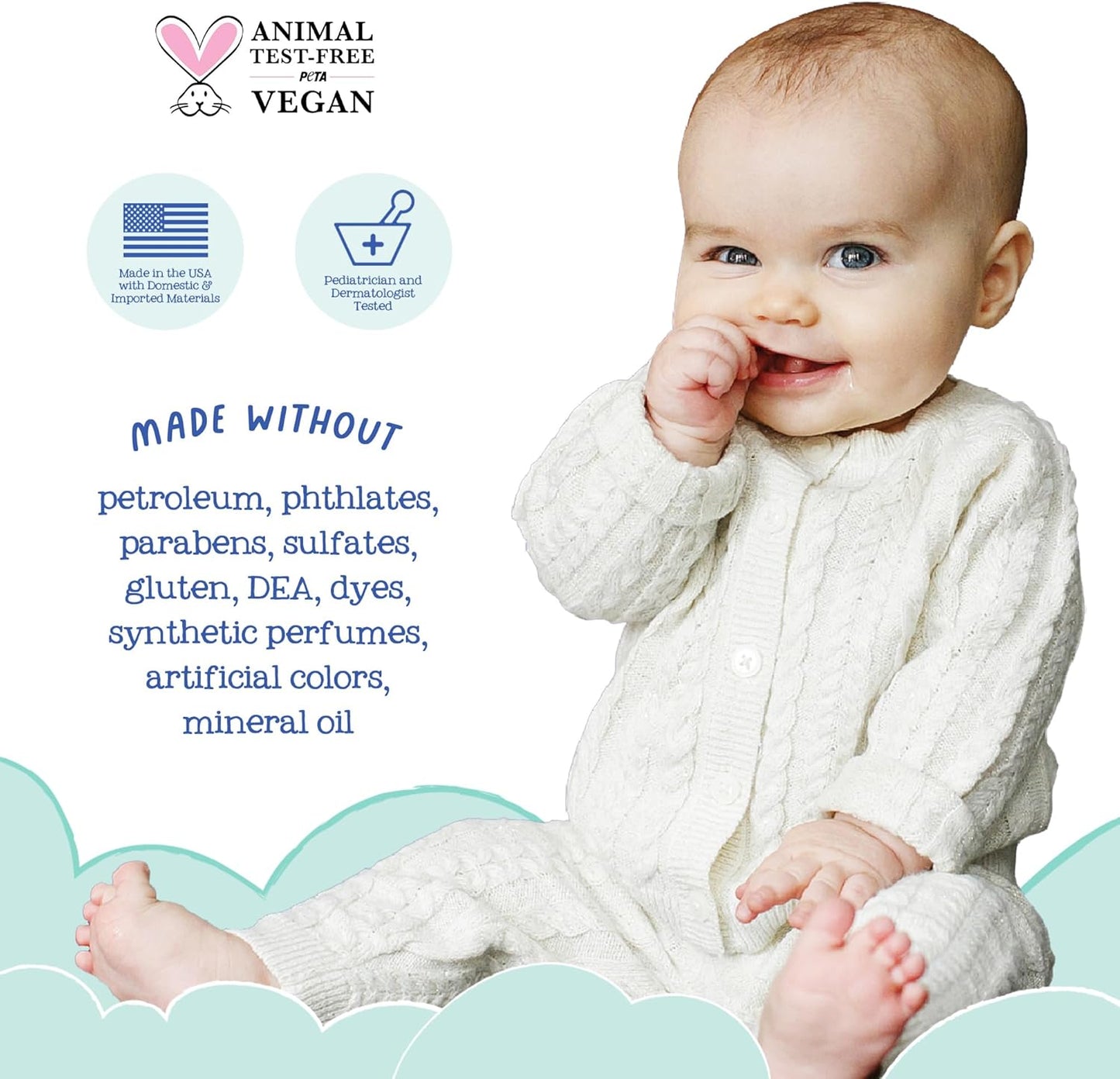 Oilogic Stuffy Nose & Cough Vapor Bath & Roll-On Essential Oil for Babies & Toddlers - Gentle Baby Bath Essentials Soothe & Comfort - Pediatrician-Tested & Safe for Babies