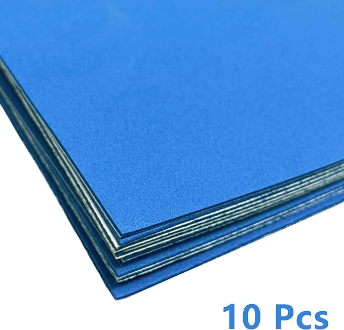 Adhesive Foam Sheets, 7x11.3 Inch Craft Eva Foam Sheets, 2mm Thick 10 Pcs