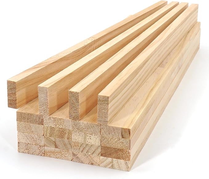 Wood Strips Slats Square Wooden Dowels