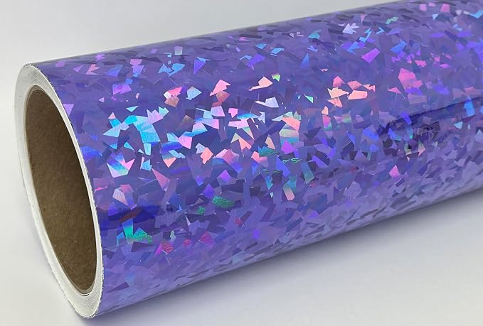 Holographic Crystal Sign Vinyl, HOLOCRYSTAL self-Adhesive Plastic