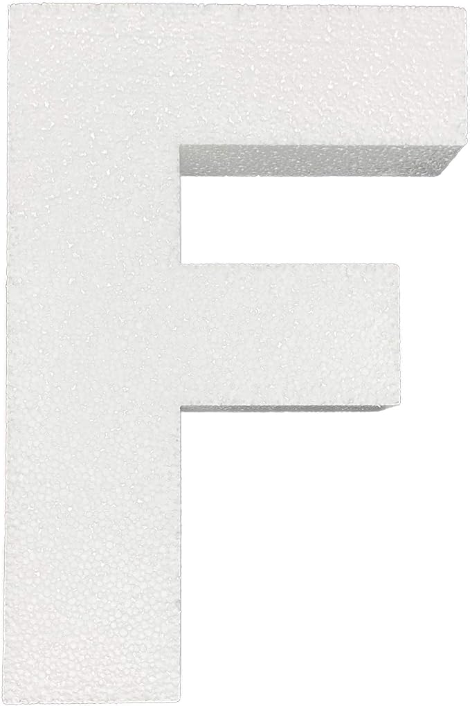 12 Inch Smooth Foam Letters