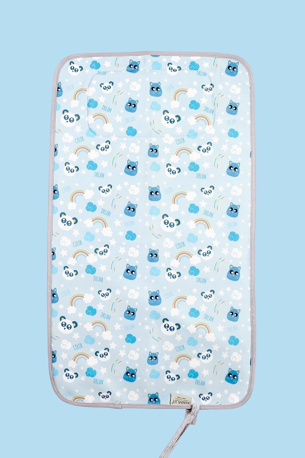 Hamur Home Portable Changing Pad – Waterproof, Washable & Easy Wipe Clean, Foldable Travel Baby Changing Mat for Diaper Bag, Compact & Lightweight, Must-Have for Newborns (Dream Pattern)