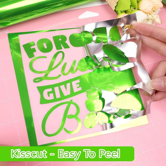 WRAPXPERT Green Chrome Vinyl, Chrome Mirror Vinyl Metallic No Bubble 12" x5ft