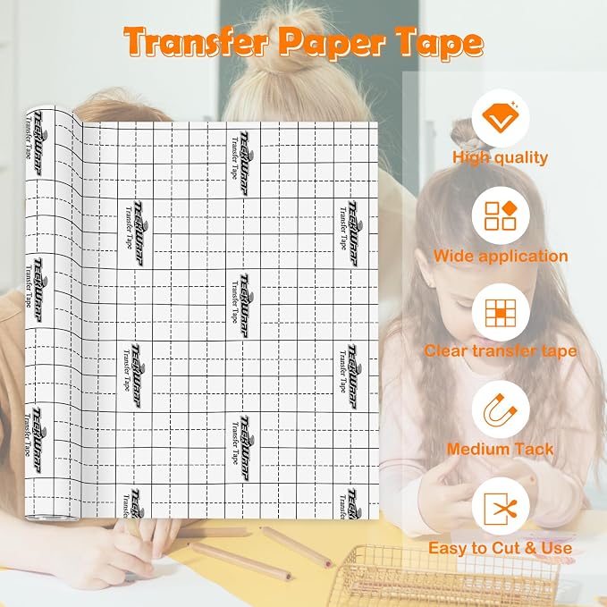 TECKWRAP Black Grid Transfer Tape
