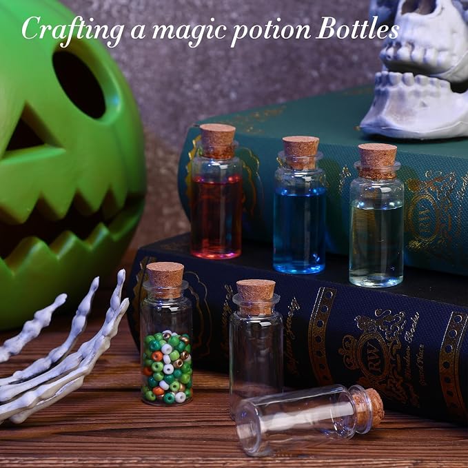 Bokon 100 Packs 15ml Mini Plastic Bottles