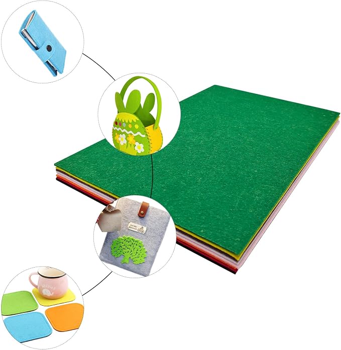 Jtnohx Stiff Felt, 2mm Thick Felt Sheets