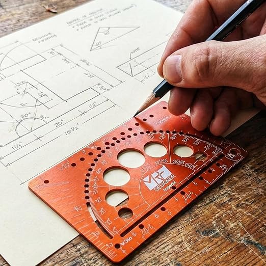 Designer – 15-in-1 Credit Card Multitool Ruler – Aluminium Wallet Multitool Card