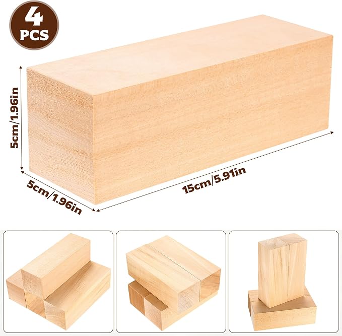 Basswood Carving Blocks, Basswood