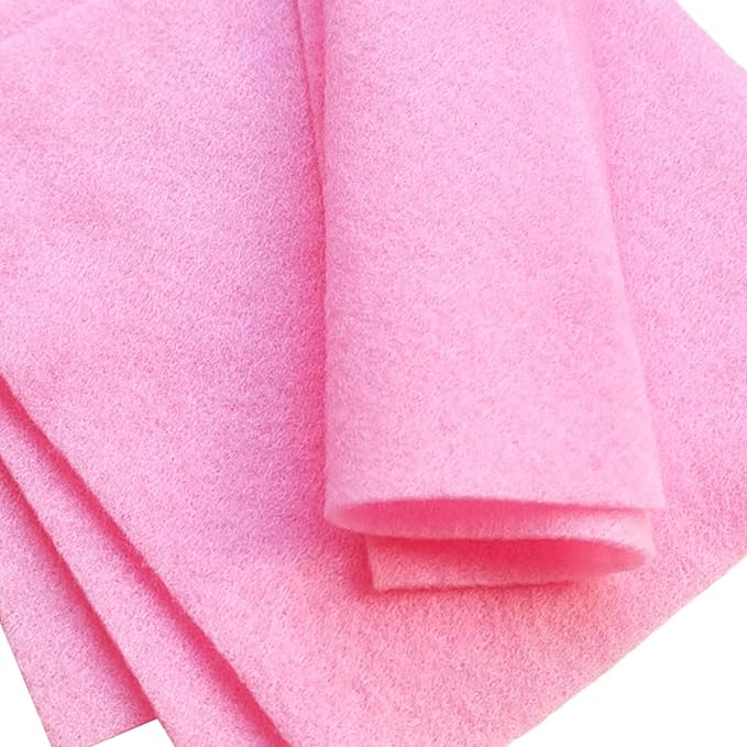 Jtnohx Color Felt, Soft Felt Sheets, 1.4mm Thick 8"x12" Handicraft Felt Fabrics
