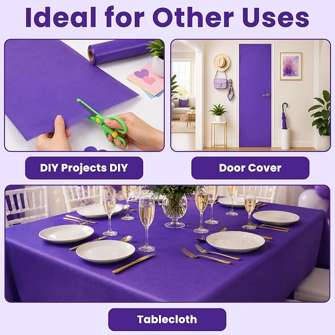 Purple Bulletin Board Roll Non-Woven Fabric Poster | Back to School Classroom