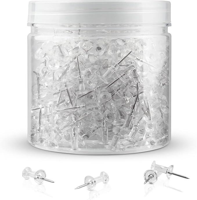 400Pcs Push Pins, Stick Pins Thumb Tacks