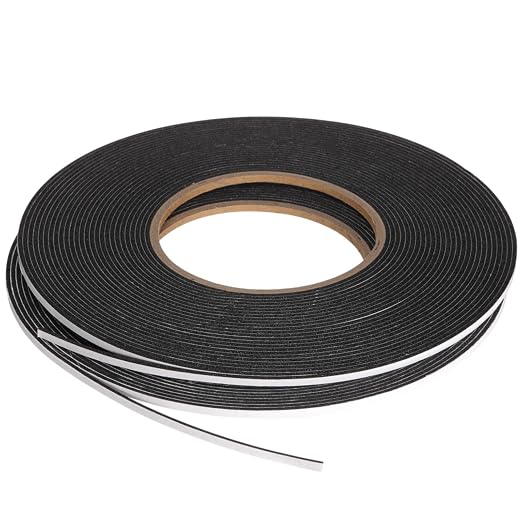 Tatuo 2 Rolls Double Sided Foam Tape PE Foam Tape Sponge Soft Mounting Adhesive