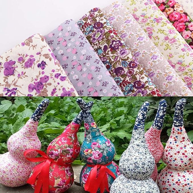 Colored Craft Felt Fabric Patchwork Cotton Sheets 50 Pieces 20 x 20cm
