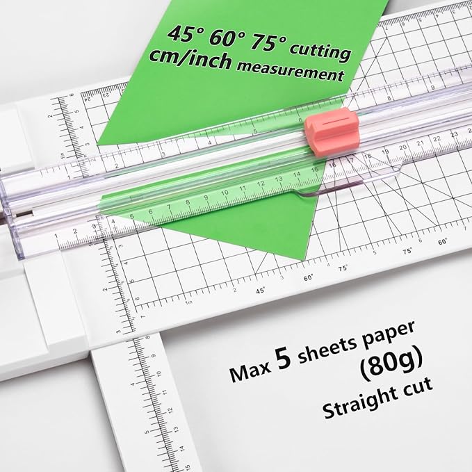 Paper Cutter for Craft：Paper Trimmer, Perforator, Photo for Scrapbooking and