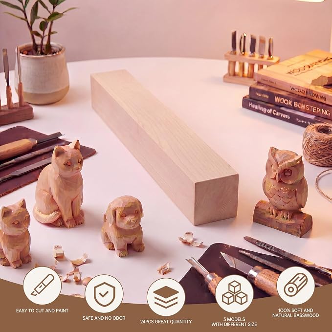 Basswood Carving Blocks