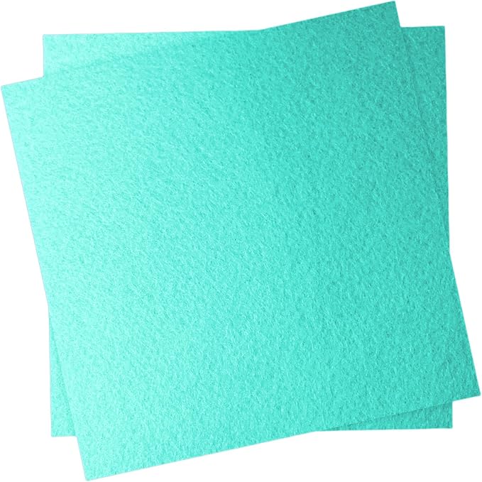 12" x 12" Felt Fabric Sheets for Crafts, 1mm Thick, Squares Felt Paper for