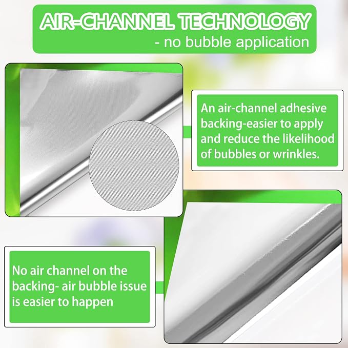 WRAPXPERT Green Chrome Vinyl, Chrome Mirror Vinyl Metallic No Bubble 12" x5ft