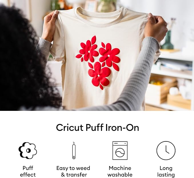 Cricut® Puff Iron-On, Classics Sampler - 12 in x 12 in | HTV Heat Transfer Vinyl