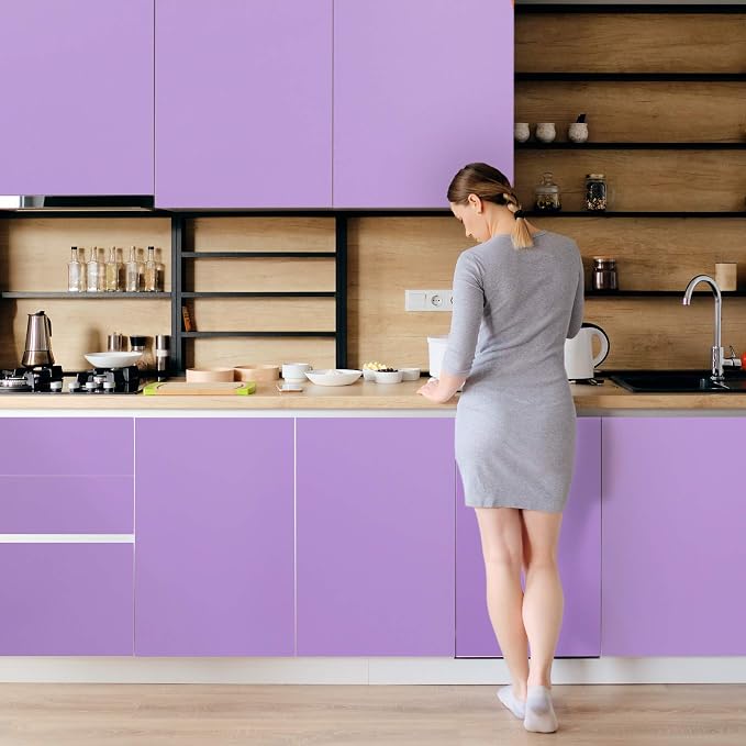 TECKWRAP Permanent Adhesive Vinyl 12" x 10ft, Matte Lavender Purple