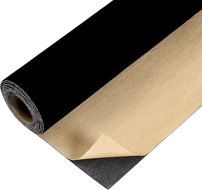 Self Adhesive Sheets Peel and Stick Large Size Velvet Flock Soft Velvet Drawer