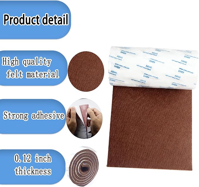 Cuttable Felt Furniture Pads