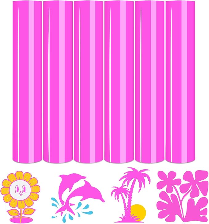 Tintnut Light Purple Neon Heat Transfer Vinyl, easy cut & weed, stretch washable