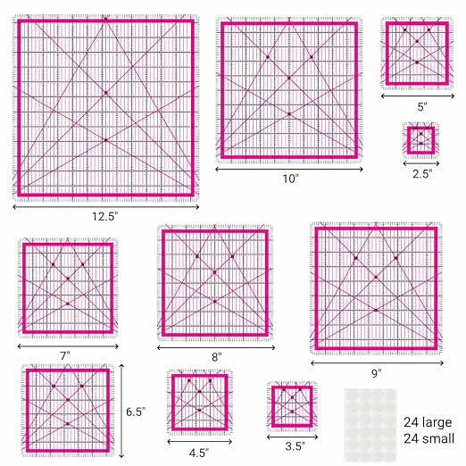 10 Quilting Square | Quilting Rulers, Square Rulers, Square Quilting Rulers